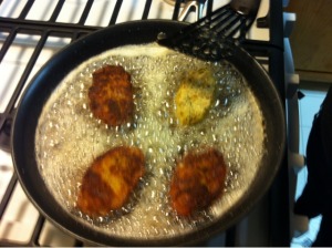 Frying the Boxtys