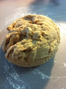 Ball of Dough After Proofing