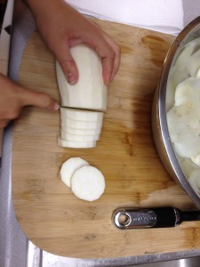 Slicing Eggplant