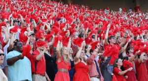 Ole Miss Students Show Their Spirit! (Photo from "If you love Oxford, MS, and Ole Miss...")
