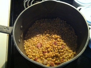 My Lil Lady Peas Are Done!