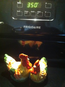 Preheat the oven to 350 degrees F!