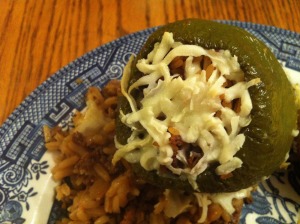 Quick and Dirty Stuffed Peppers!